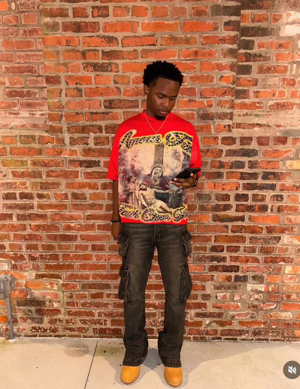 "CRIMSON REVERENCE" Boxy Tee